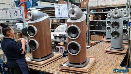 英国音响媒体记者在B&W 工厂爆料最新800 D4音箱的生产细节!